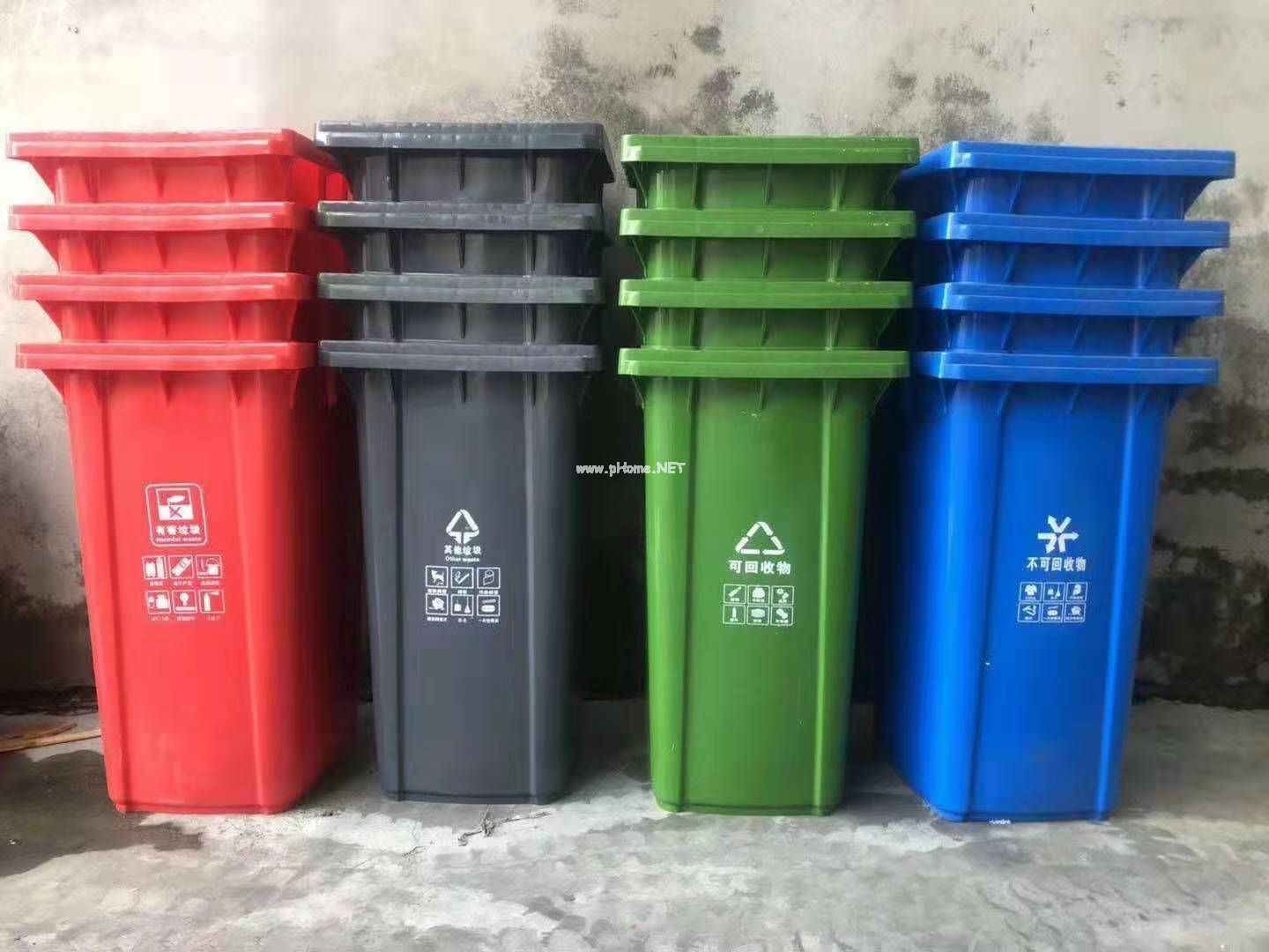 分类垃圾桶不同的清洗方法(图文)